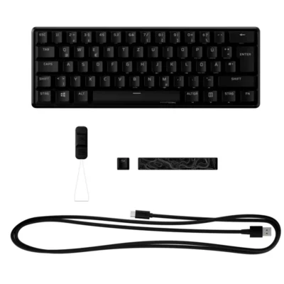 clavier mécanique HyperX Alloy Origins 60 vue de côté