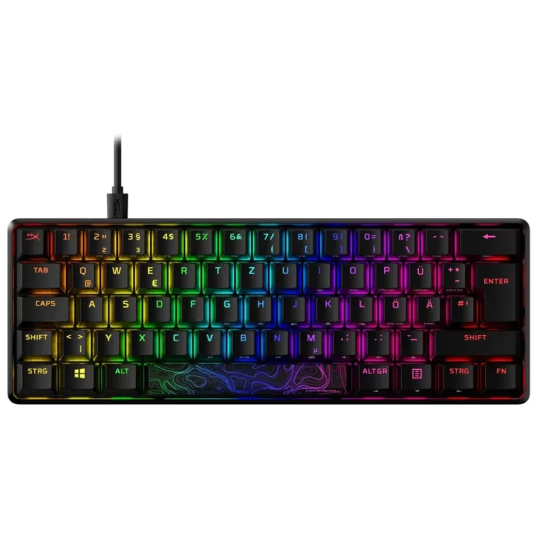 clavier mécanique HyperX Alloy Origins 60 vue de face