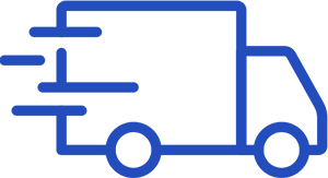 Icône camion de livraison pour la validation du crédit