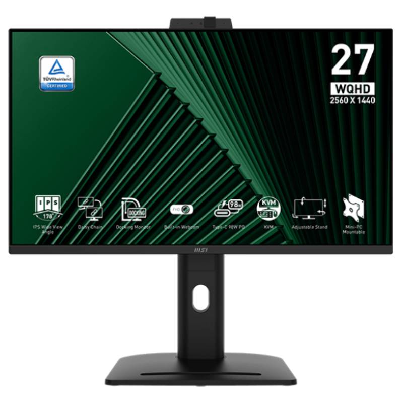 ecran-msi-pro-mp275qpdg-27-wqhd-ips-100-hz-noir-1 ECRAN MSI PRO MP275QPDG 27" WQHD 100Hz – Image 1