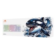PACK Clavier et Souris BARACUDA BGC-012 ORCA Blanc – Image 4