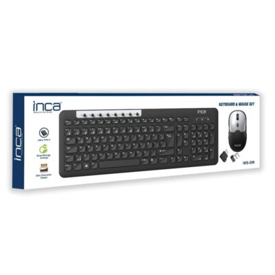 ENSEMBLE CLAVIER & SOURIS INCA SANS FIL IWS-599 + RECEPTEUR TYPE C ET USB – Image 3