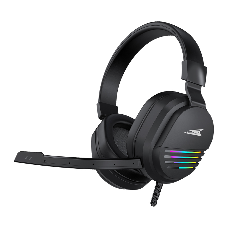 micro-casque-gamer-filaire-baracuda-pearl-noir Casque Gaming BARACUDA BGH-011 PEARL Noir – Image 1
