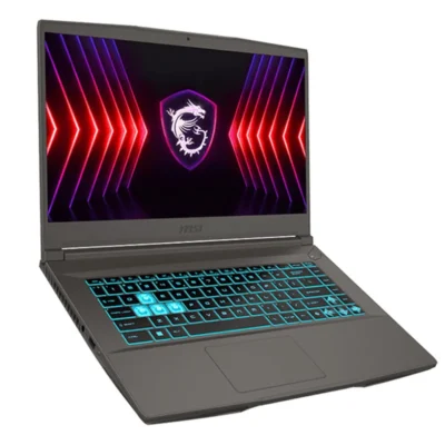 PC Portable Gamer MSI Thin 15 B13UC vue de côté