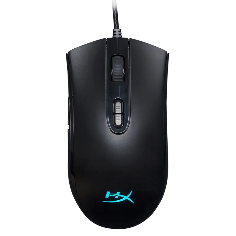 souris-gamer-hyperx-pulsefire-core-rgb-noir-vue-de-face souris gamer HyperX Pulsefire Core RGB vue de face