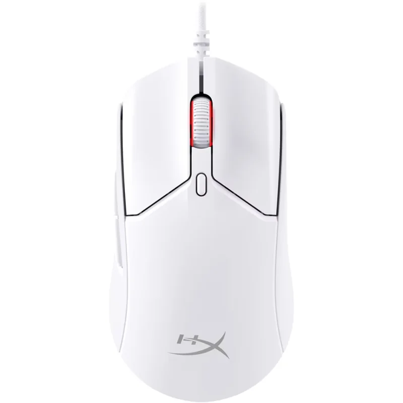 souris-gamer-hyperx-pulsefire-haste-2-white-vue-de-face souris gaming HyperX Pulsefire Haste 2 vue de face