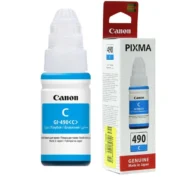 Bouteille d'encre Originale CANON GI 490 C - CYAN