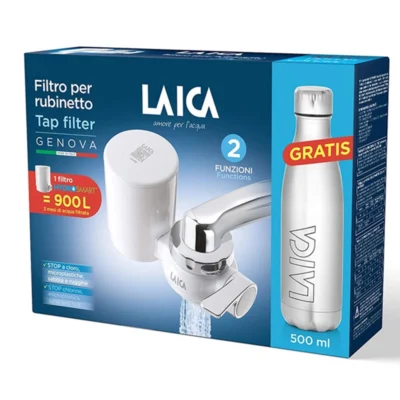 Filtre Pour Robinet LAICA Blanc + Bouteille – Image 3