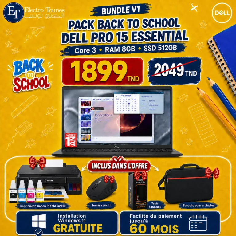 pack back to school pc portable