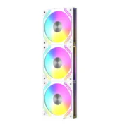 Ventilateur RAIDMAX Modular x3 Fans Combo ARGB - Blanc