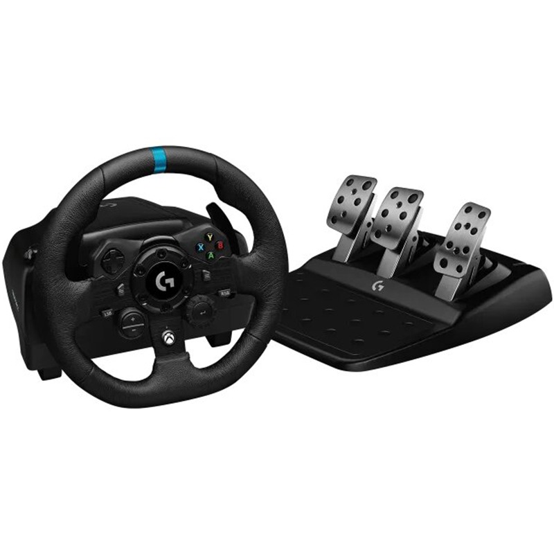 volant-de-course-avec-pedales-logitech-g923-noir Volant LOGITECH G923 True Force – Image 1